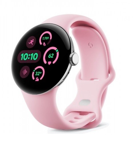 Смарт-часы Google Pixel Watch 3 41mm Polished Silver / Rose Quartz