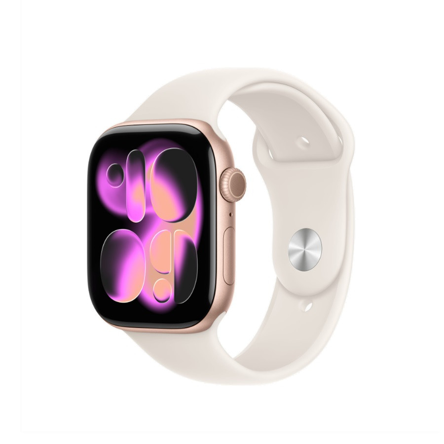 Смарт-часы Apple Watch Series 11 46mm Rose Gold / Starlight Sport Band