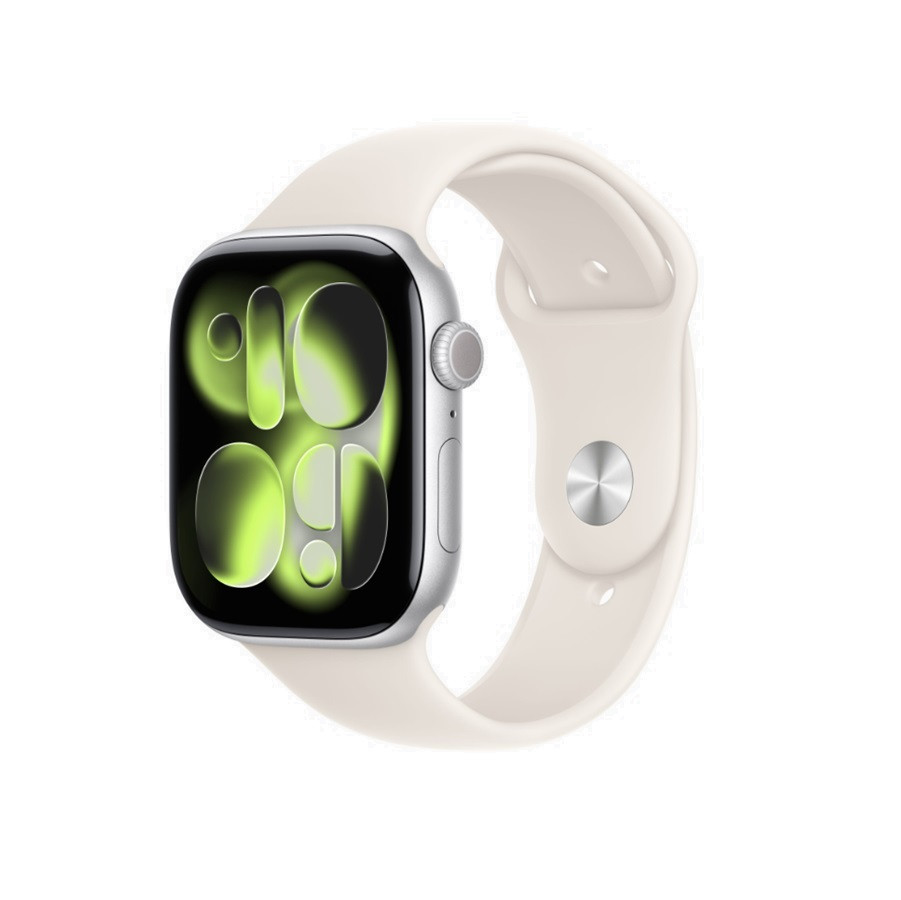 Смарт-часы Apple Watch Series 11 46mm Silver / Starlight Sport Band