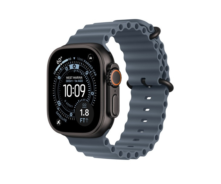 Смарт-часы Apple Watch Ultra 3 49mm GPS+Cellular Black / Anchor Blue Ocean Band MF254