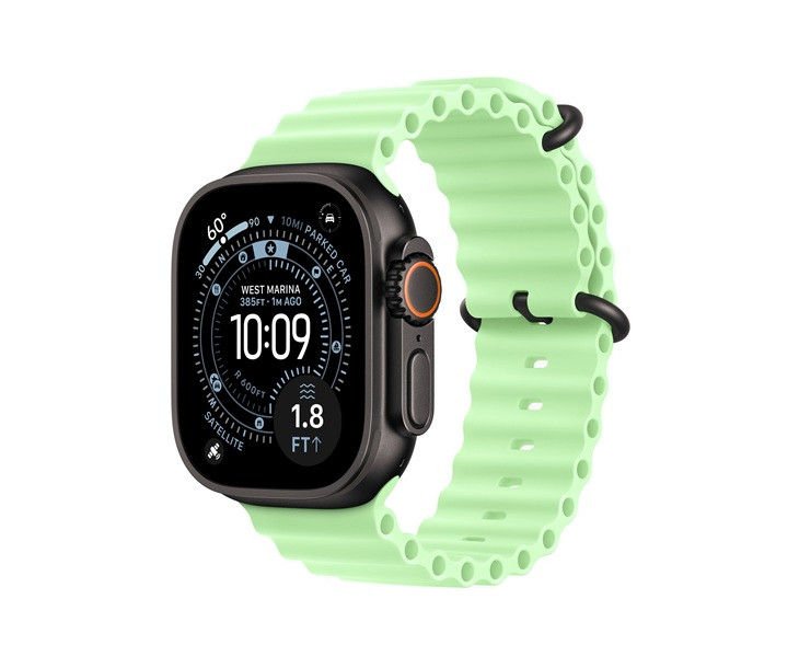 Смарт-часы Apple Watch Ultra 3 49mm GPS+Cellular Black / Neon Green Ocean Band MGCL4