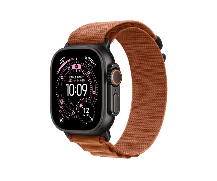 Смарт-часы Apple Watch Ultra 3 49mm GPS+Cellular Black / Terra Cotta Alpine Loop