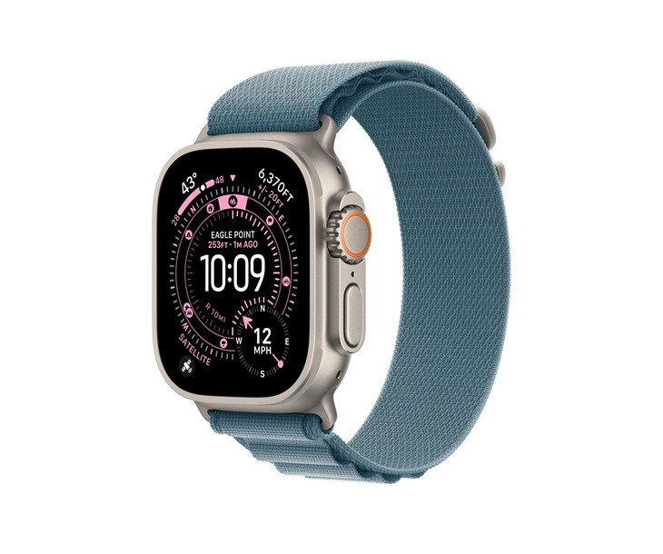 Смарт-часы Apple Watch Ultra 3 49mm GPS+Cellular Natural / Light Blue Alpine Loop