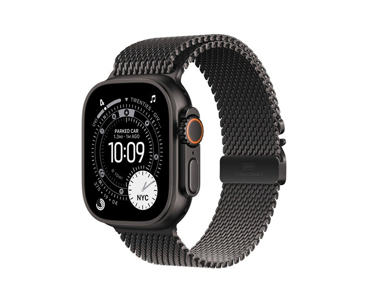 Смарт-часы Apple Watch Ultra 3 49mm GPS+Cellular Black / Black Milanese Loop M MF1Q4