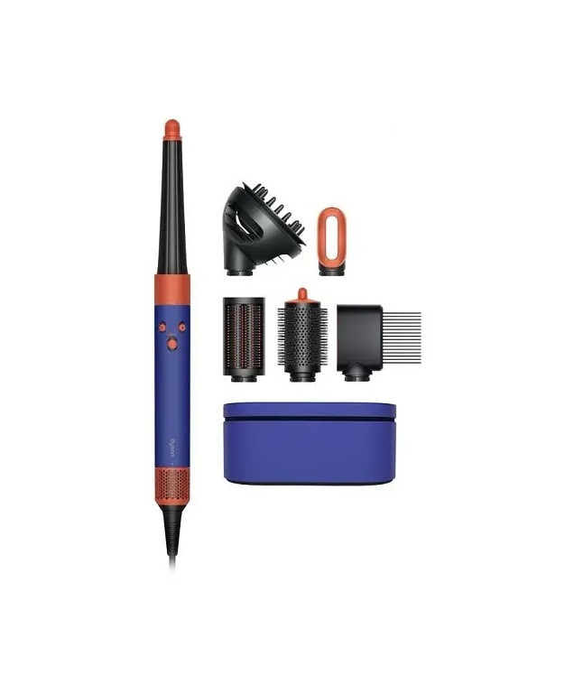 Стайлер Dyson HS08 Airwrap iD Long Barrel Vinca Blue /Topaz Orange SG VBTO Curly+Coily