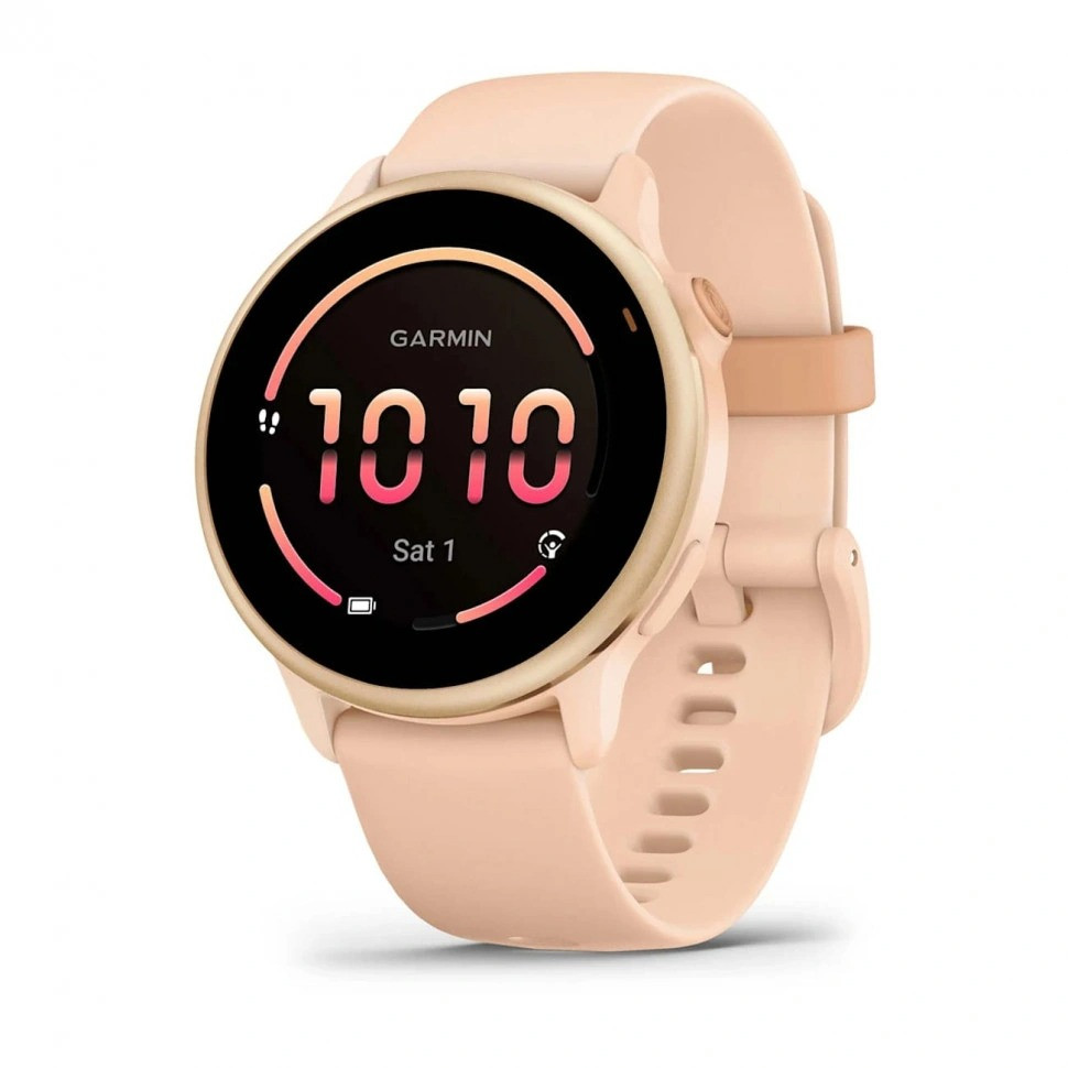 Смарт-часы Garmin Vivoactive 6 Metallic Pink Dawn with Pink Dawn Band