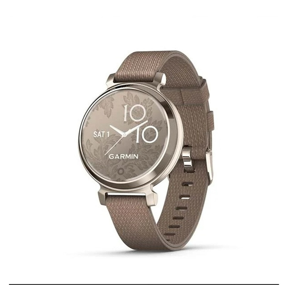Смарт-часы Garmin Lily 2 Classic Cream Gold with Coffee Nylon Band (010-02839-62)
