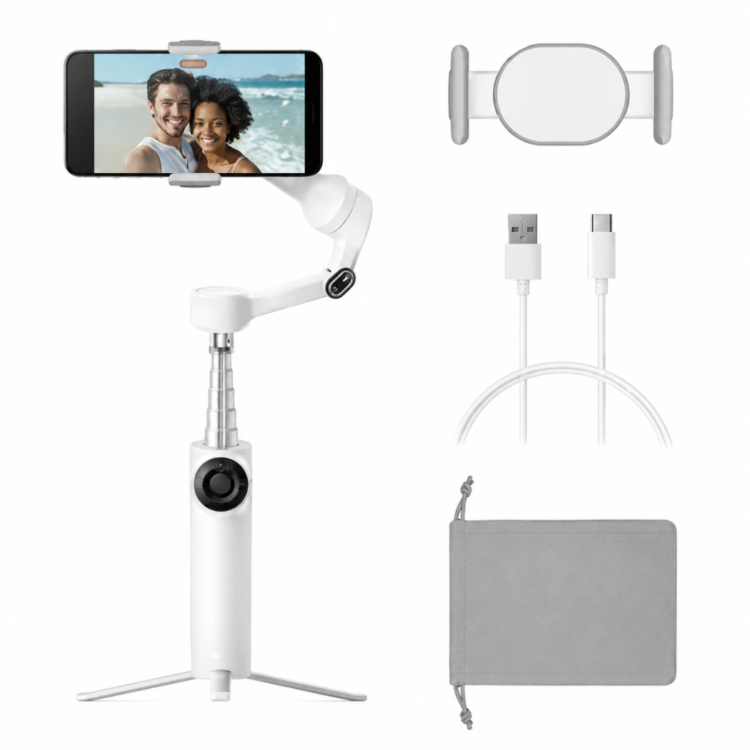 Insta360 Flow 2 AI Tracker Bundle White