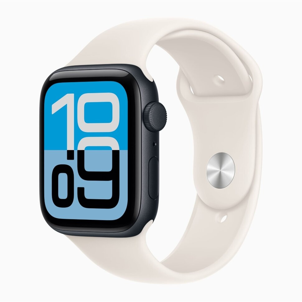 Смарт-часы Apple Watch SE 3 40mm Midnight / Starlight Sport Band S/M MEHX4