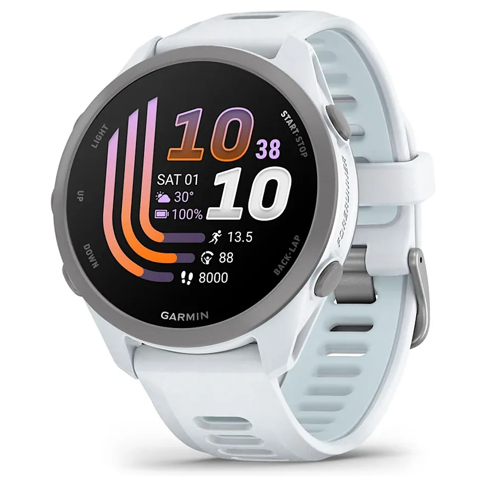 Смарт-часы Garmin Forerunner 170 43 mm Whitestone with Whitestone/Cloud Blue Band (010-03920-01)